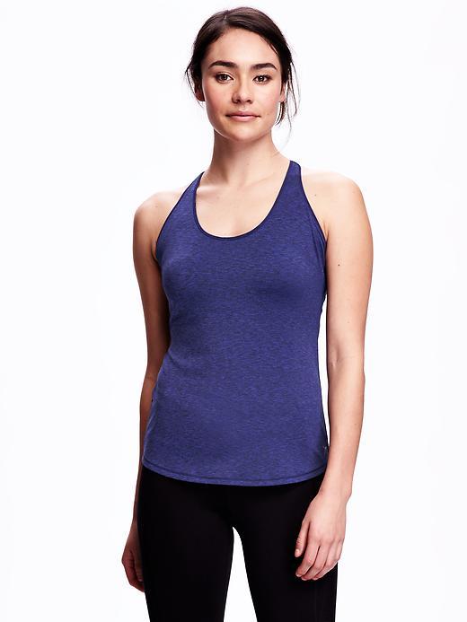 Old Navy Go Dry Racerback Tank For Women - Ultraviolet