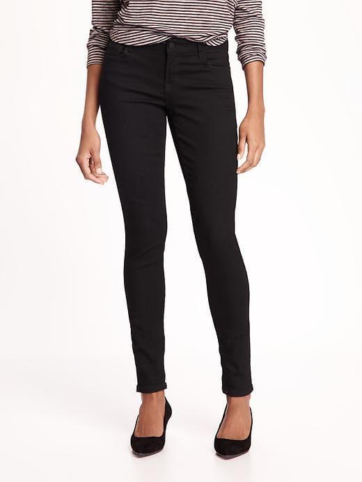 Old Navy Womens Low-rise Rockstar Super Skinny Jeans For Women Black Size 4
