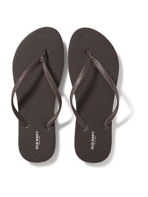 Old Navy Womens Classic Flip-flops For Women Bradley Brown Size 6