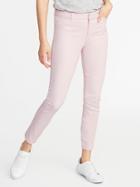 Old Navy Womens Mid-rise Pixie Ankle Pants For Women Blush On You Size 18