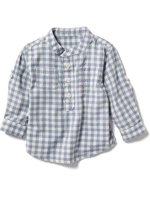 Old Navy Plaid Poplin Pullover - Plaid 1