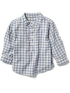Old Navy Plaid Poplin Pullover - Plaid 1