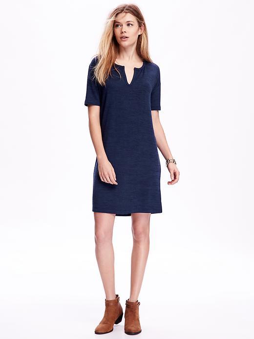 Old Navy Short Sleeve Jersey Cocoon Dress - Bluesday