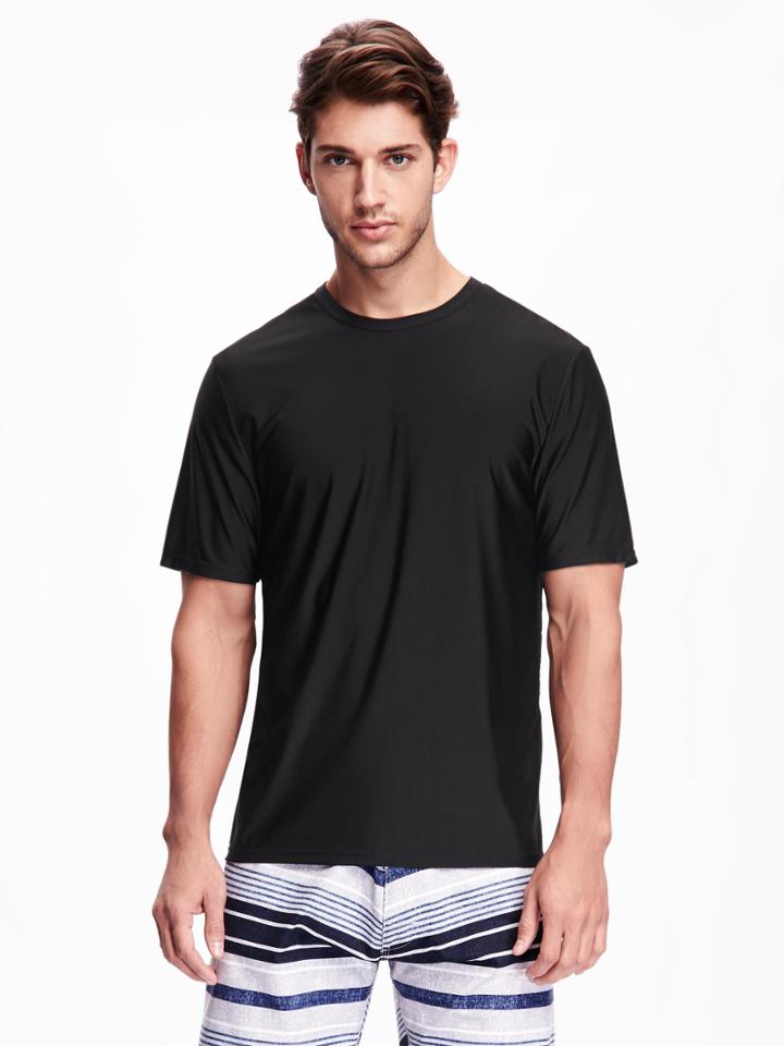 Old Navy Short Sleeve Rashguard For Men - Blackjack