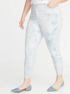 High-rise Secret-slim Pockets Dip-dye Rockstar Plus-size Ankle Jeans