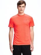 Old Navy Go Dry Performance Crew Neck Tee For Men - Bright Orange