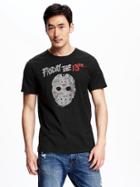 Old Navy Friday The 13th Graphic Tee For Men - Blackjack