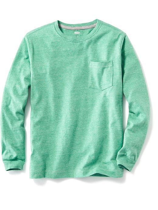 Old Navy Tri Blend Pocket Tee - Green