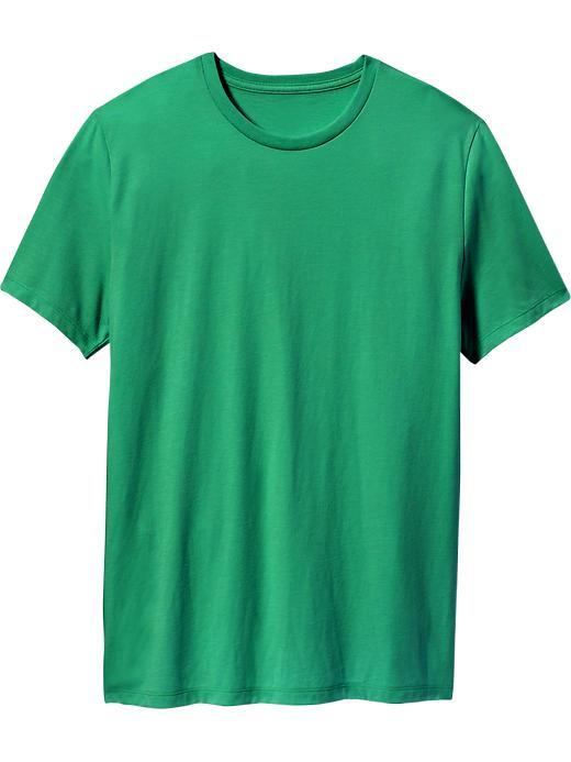 Old Navy Mens Classic Crew Tees Size M Tall - Kelly Green