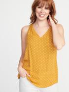 Sleeveless V-neck Top For Women