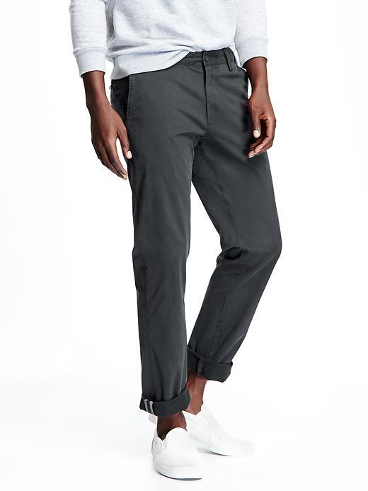Old Navy Built In Flex Bike To Work Khakis For Men - Midnight Oil