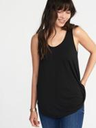 Old Navy Womens Luxe Swing Tank For Women Black Size M