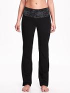 Old Navy Fold Over Yoga Pants - Carbon