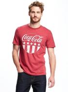 Old Navy Coca Cola Tee For Men - Heather Red