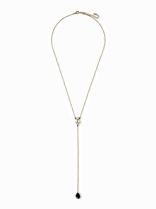 Old Navy Marbled Pendant Chain Necklace For Women - Marble