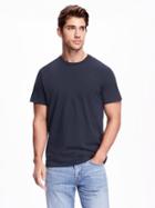 Old Navy Soft Washed Crew Neck Tee For Men - Ink Blue