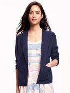 Old Navy Open Front Classic Blazer For Women - Lost At Sea Navy