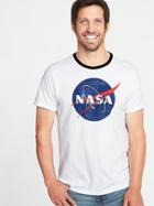 Old Navy Mens Nasa Graphic Tee For Men Bright White Size M