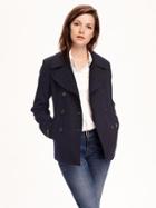 Old Navy Wool Peacoat For Women - In The Navy