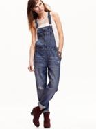 Old Navy Womens Denim Overalls Size L Tall - Edinburgh