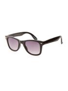 Old Navy Classic Retro Sunglasses For Women - Thin Black