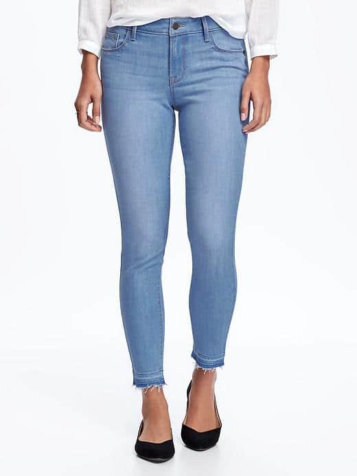 Old Navy Mid Rise Rockstar Ankle Jeans For Women - Needles