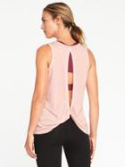 Old Navy Go Dry Ultra Light Cut Out Twist Back Tank For Women - Mauve Squad