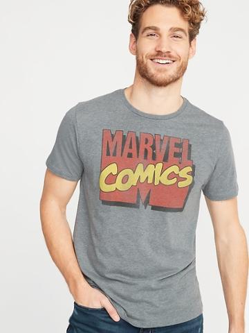 Marvel Comics Logo Tee For Men