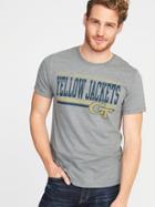 Old Navy Mens College Team Graphic Tee For Men Georgia Tech Size L