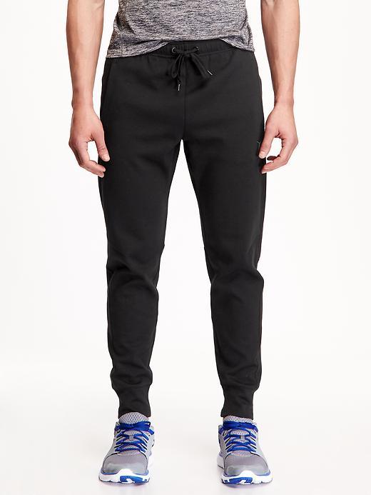 Old Navy Go Dry Fleece Joggers For Men - Black
