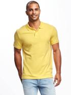 Old Navy Built In Flex Pro Polo For Men - Sunny Daze