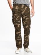 Old Navy Canvas Cargos For Men - Army Camo