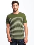 Old Navy Soft Washed Seamed Yoke Tee For Men - Another Green World