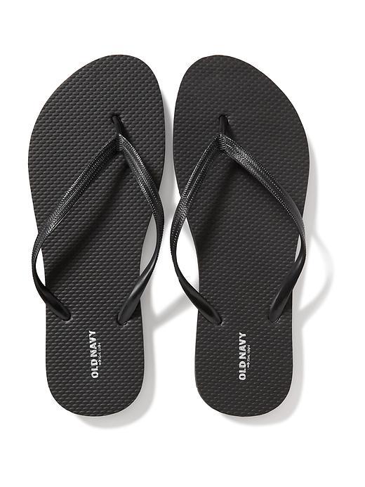 Old Navy Classic Flip Flops For Women - Black