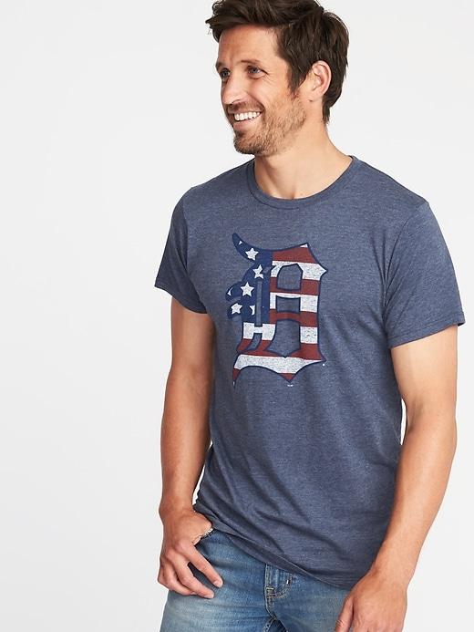 Old Navy Mens Mlb Americana Team Tee For Men Detroit Tigers Size Xxl