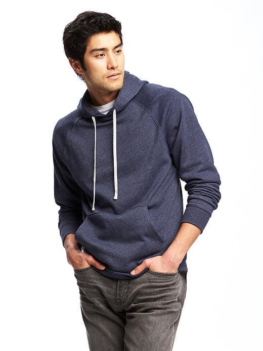 Old Navy Classic Fleece Pullover Hoodie For Men - In The Navy