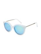 Old Navy Semi Cat Eye Sunglasses For Women - Light Blue