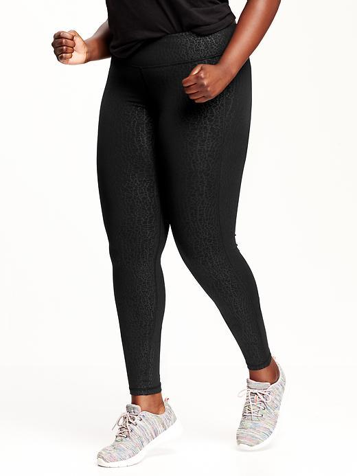 Old Navy Womens Plus Go Dry Compression Capris Size 1x Plus - Embossed