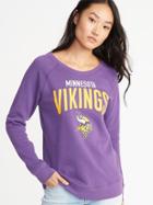 Old Navy Womens Nfl Team-graphic Sweatshirt For Women Minnesota Vikings Size Xs