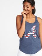 Old Navy Womens Mlb Americana Team Tank For Women Atlanta Braves Size Xs