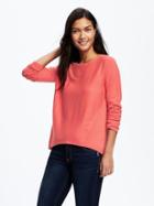 Old Navy Womens Hi-lo Dolman-sleeve Sweater For Women Coral Pink Size S