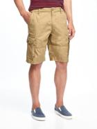 Old Navy Canvas Cargo Shorts For Men 10 1/2 - Toast Of The Town