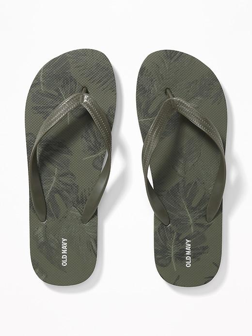 Old Navy Mens Graphic Flip-flops For Men Camotanical Size 12/13