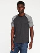 Old Navy Soft Washed Color Blocked Tee For Men - Blackjack