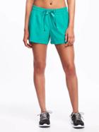 Old Navy Go Dry All Day Performance Shorts For Women - Splashing Teal