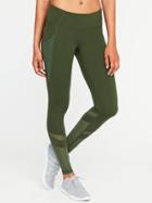 Old Navy Go Dry Mesh Trim 7/8 Length Leggings - I Saw The Pine