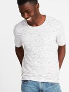 Old Navy Mens Soft-washed Pocket Tee For Men On White Heather Size L