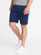 Old Navy Mens Go-dry Fleece Performance Shorts For Men Navy Blue Size Xl