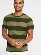 Old Navy Mens Heavyweight Terry-cloth Tee For Men Olive Size L