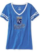 Old Navy Womens Mlb Team-graphic V-neck Tee For Women Kansas City Royals Size M